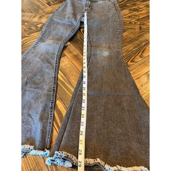 Rock & Roll Denim Bargain Button Bell Jeans Stretch Women 27x30  Cowgirl Western - Picture 5 of 11